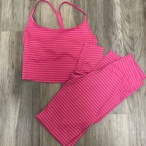 Vitality x Chloe B pink striped set